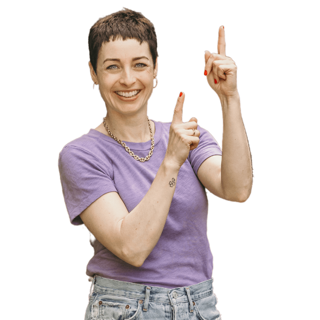 kathy-zeigt-nach-oben