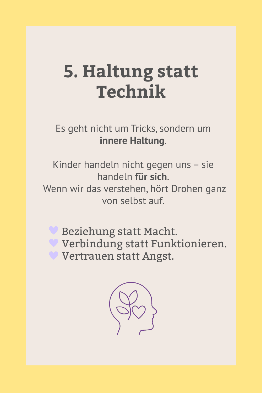 Erziehen ohne Drohen - Tipp 5